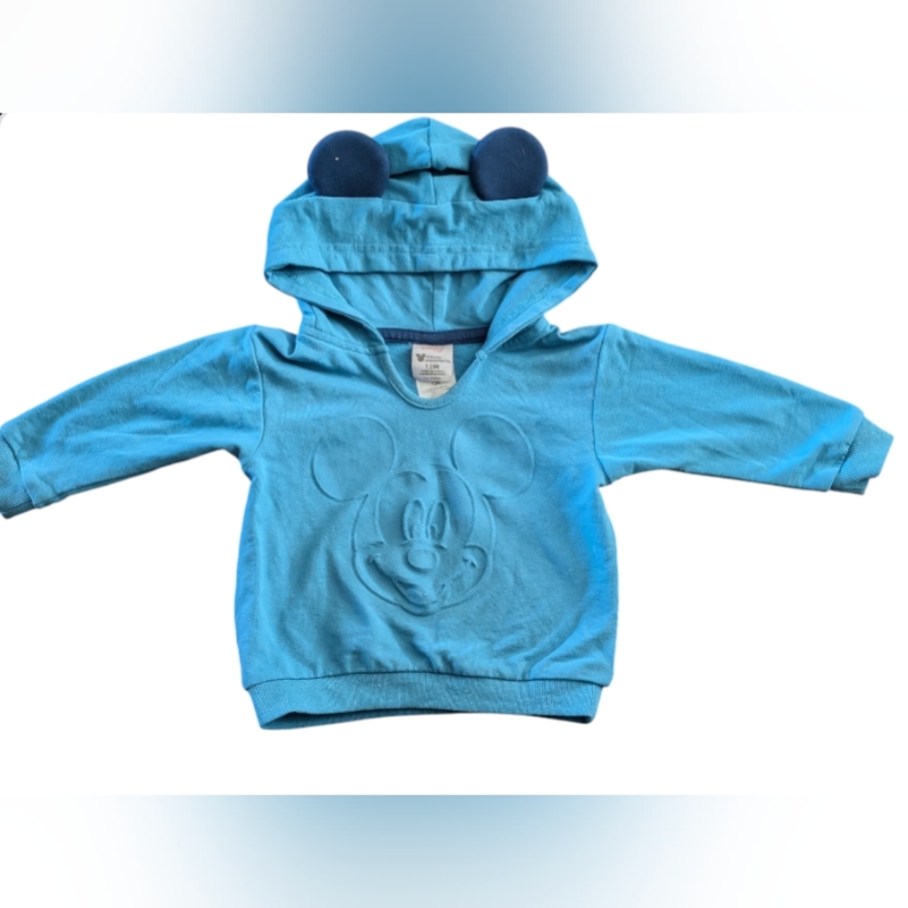 🍼 4 for $10 Disney Hoodie Mickey Mouse size 12 mo